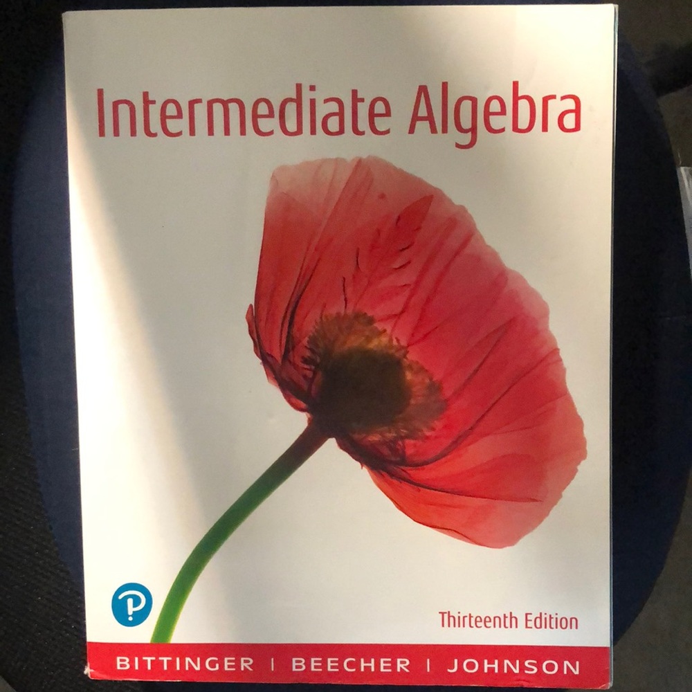 Intermediate Algebra textbook